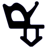 Резиновый уплотнитель Rehau (865002) черный